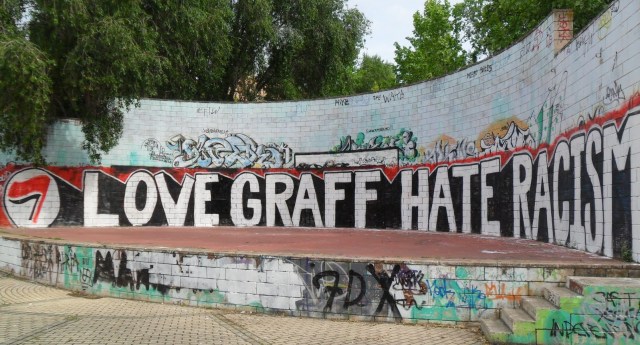 "Love Graff, Hate Racism"